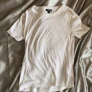 Express plain white t-shirt